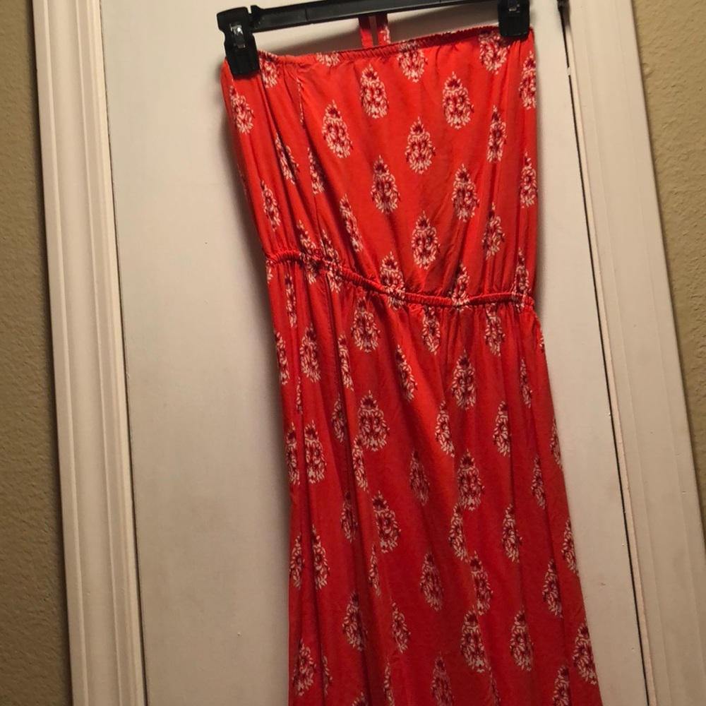 Orange sun maxi